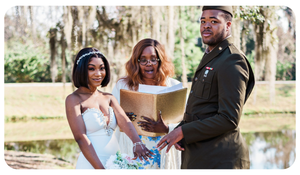 click here to view our wedding officiant services