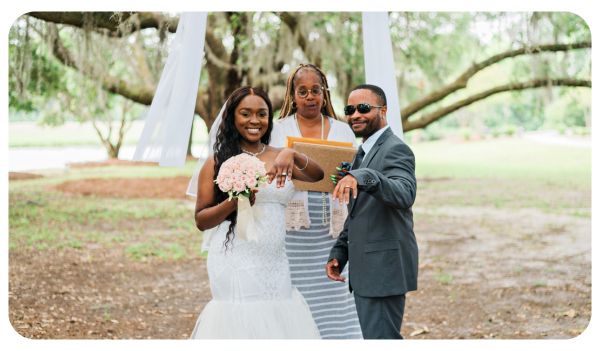 click here to view our wedding officiant services for elopements